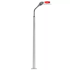   Busch 4157 Lámpa betonoszlopon, ezüst színű lámpafej, fehér LED (H0)