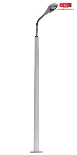 Busch 4157 Lámpa betonoszlopon, ezüst színű lámpafej, fehér LED (H0)