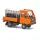 Busch 42254 Multicar M26 platós teherautó, modern forgalmi terelőkorlát rakománnyal - kommunális (H0)