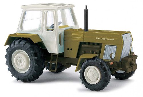 Busch 42849 Fortschritt ZT 303 mezőgazdasági traktor, zöld (H0)