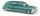 Busch 43483 Cadillac Station Wagon, metál színben - zöld (H0)
