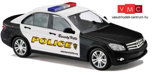 Busch 43604 Mercedes-Benz C-Klasse, amerikai rendőrség - Beverly Hills (H0)
