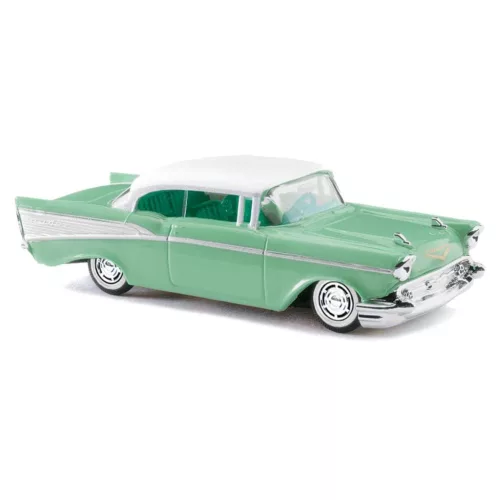 Busch 45024 Chevrolet Bel Air Limo, zöld, 1957 (H0)