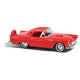   Busch 45223 Ford Thunderbird 1956, zárt tetővel - piros (H0)