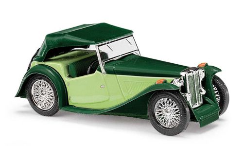 Busch 45917 MG Cabrio, zárt tetővel, zöld (H0)