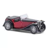 Busch 45919 MG Midget Cabrio, fekete/piros, 1945 (H0)
