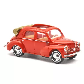 Busch 46573 Renault 4CV Cabriolimousine, piros (H0)