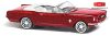 Busch 47513 Ford Mustang Cabrio, metál színben - piros (H0)