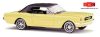 Busch 47524 Ford Mustang Cabrio, zárt tetővel - sárga (H0)