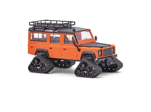 Busch 50332 Land Rover Defender, lánctalp hajtással (H0)