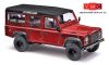 Busch 50353 Land Rover Defender, metál színben - piros (H0)