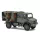 Busch 51087 Unimog 5023 ponyvás duplakabinos katonai teherautó - álcafestéssel (H0)