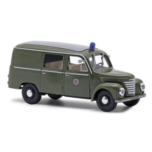 Busch 51294 Framo V901/2 félbusz, Volkspolizei Verkehrsunfallaufnahme, 1954 (H0)