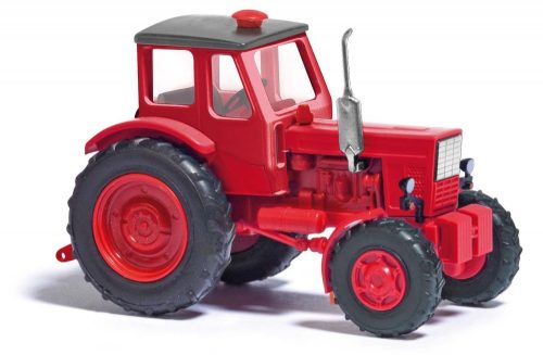 Busch 51351 Belarus MTZ-50 traktor, 4x4, piros, 1961 (H0)