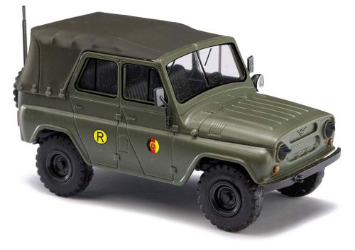 Busch 52117 UAZ 469 katonai terepjáró, NVA Reguli (H0)