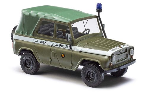 Busch 52121 UAZ 469 katonai terepjáró, Volkspolizei (H0)