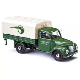   Busch 52360 Framo V901/2 ponyvás teherautó, MZ Werke 1957 (H0)