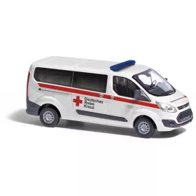 Busch 52431 Ford Transit Custom 2012 mentőautó, DRK (H0)