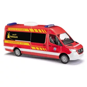   Busch 52617 Mercedes-Benz Sprinter 2018, tűzoltó - Feuerwehr Edewecht (H0)