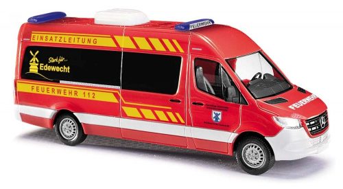 Busch 52617 Mercedes-Benz Sprinter 2018, tűzoltó - Feuerwehr Edewecht (H0)