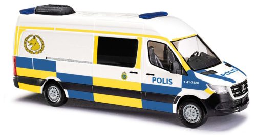 Busch 52630 Mercedes-Benz Sprinter lang, Polis (H0)