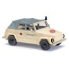 Busch 52731 Volkswagen 181 Kurierwagen tűzoltó, Johanniter Hamburg (H0)