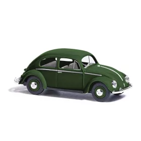   Busch 52990 Volkswagen Käfer (bogár), oválablakos, 1955 - sötétzöld (H0)