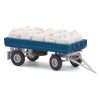 Busch 53020 IFA HL 60 platós pótkocsi, trágyaszállító zsákokkal (H0)