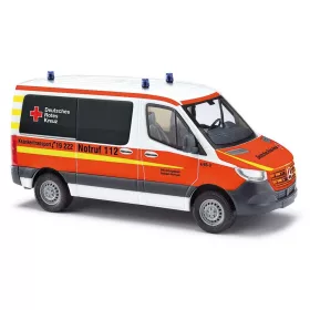   Busch 53455 Mercedes-Benz Sprinter, rövid, mentőautó, DRK Esslingen-Nürtingen 2018 (H0)