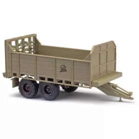   Busch 53803 Fortschritt T 088 mezőgazdasági billencs trágyaszállító utánfutó, Goldene Ähre (H0)
