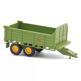  Busch 53807 Fortschritt T 088 mezőgazdasági billencs utánfutó, világoszöld (H0)