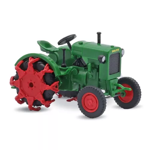 Busch 54104 Deutz F1M 414 traktor, összecsukható lánckeret hajtással, 1938 (H0)
