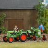 Busch 54151 Fendt F 15 Dieselross traktor, 1951,vezető figurával (H0)