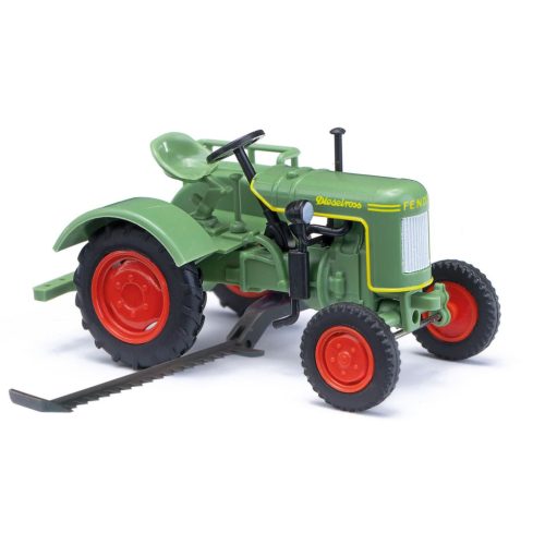 Busch 54153 Fendt F 15 Dieselross traktor, 1951, fűnyíró adapterrel (H0)