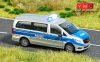 Busch 5597 Mercedes-Benz V-Klasse, rendőrség - Polizei, működő villogóval (H0)