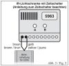 Busch 5929 Fénysorompó (2 db), kelet-német szabvány (DDR) (TT) - villogtató elektronikáva
