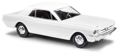 Busch 60216 Ford Mustang Coupé 1964, fehér - építőkészlet (H0)