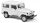 Busch 60217 Toyota Land Cruiser J4 1960, fehér - építőkészlet (H0)