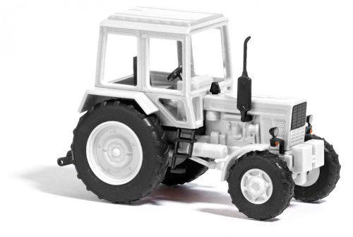 Busch 60262 Belarus MTZ 82 traktor, fehér - építőkészlet (H0)