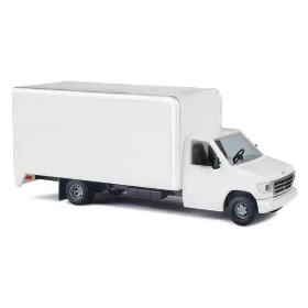   Busch 60267 Ford E350 dobozos teherautó 1992, fehér - építőkészlet (H0)