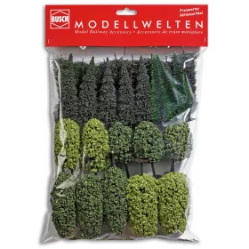 Busch 6488 Vegyes erdő készlet (29 db) (H0)