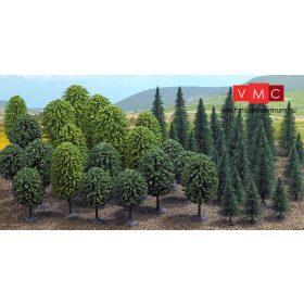 Busch 6491 Vegyes erdő készlet (50 db) (H0)