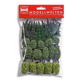 Busch 6588 Vegyes erdő készlet (33 db) (TT/N/Z)