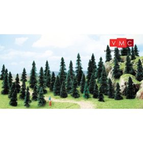 Busch 6597 Fenyőfa készlet (50 db), 30 - 50 mm, talp nélkül (N/Z)