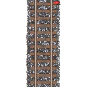 Busch 7124 Ágyazatkő, fekete/szürke - 230 g (H0/TT/N)