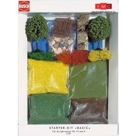 Busch 7189 Terepépítő kezdőcsomag, Basic (H0/TT/N)