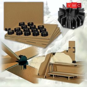 Busch 7206 Terepépítő rögzítőrendszer kartonlapokhoz, 15 db