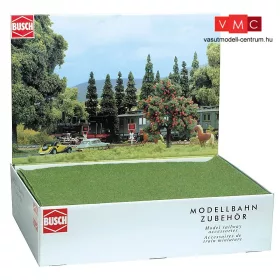 Busch 7292 Mini fűszőnyeg, 390 x 265 mm, 6 mm hosszú fűszálakkal (G,1,0,H0,TT,N)