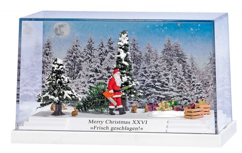 Busch 7628 Diorama: Merry Christmas XXVI 'Frisch geschlagen!' (H0)