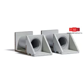 Busch 7891 Vízelvezető beton áteresz, 2 db (H0)